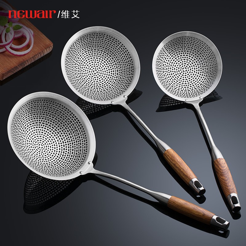 漏勺过滤网勺捞面饺子网筛小油炸家用 厨房大号火锅笊篱