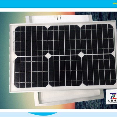W单晶硅太阳能电池板 给V充电 太阳能板 家用发电