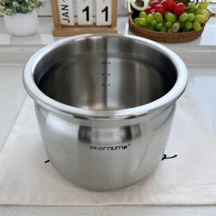 e米e储num 18-10不锈钢加厚t桶家用米缸面粉桶防潮密封粮食r物箱