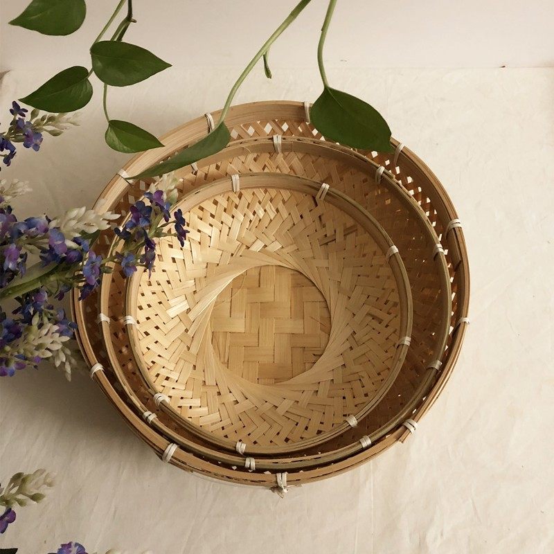 艺然天成特色手工日式水果篮果盆收纳筐水果拼盘篮茶叶盘,收纳整理,其他收纳篮,淘宝优惠券,粉丝福利购,淘宝优惠卷
