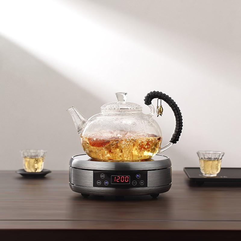 尚阁电陶炉新款家用电热触摸式煮茶器烧水泡茶功夫茶壶具