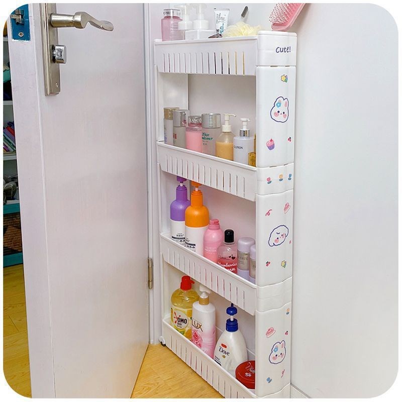 门后房间小推车卧室门后超薄收纳柜厕所浴室韩风床边桌