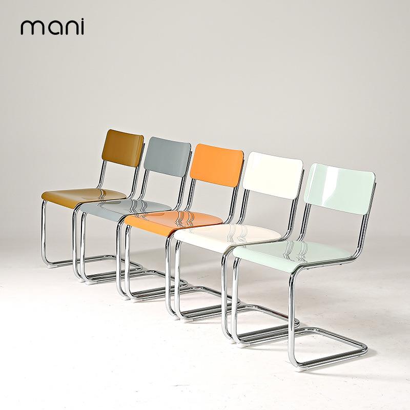 北欧设计师餐椅简约家用弓形椅化妆椅民宿靠背椅休闲凳子梳妆台椅