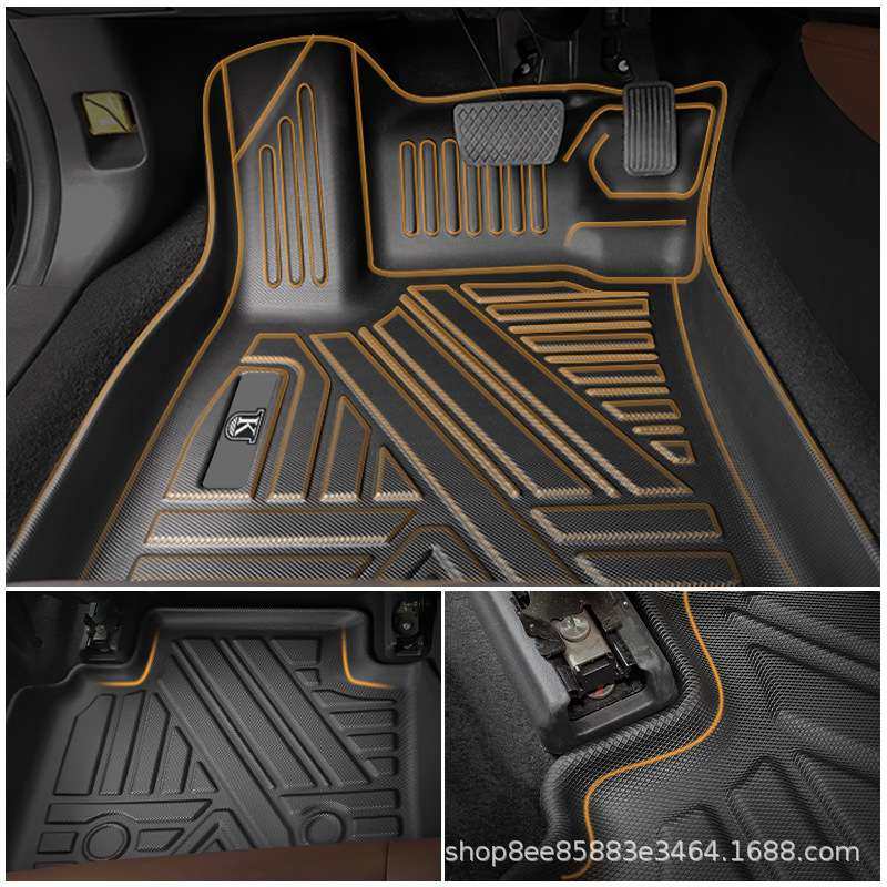 适用红旗HS5H5H7/H9/HS7/奇瑞艾瑞泽5/5PLUS/GX/3X/5X汽车TPE脚垫