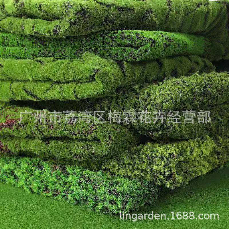 仿真苔藓草皮永生苔藓景观装饰小场景布置仿真石头配饰