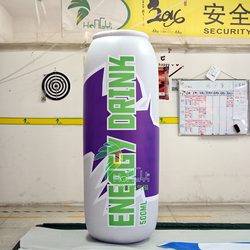 厂家直销PVC充气广告瓶模型充气罐子气模易拉罐活动道具促销气模