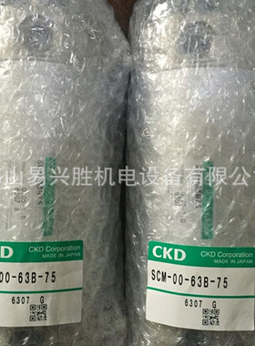CKD双作用紧凑气缸SCM-00-63B-75喜开理圆形气缸