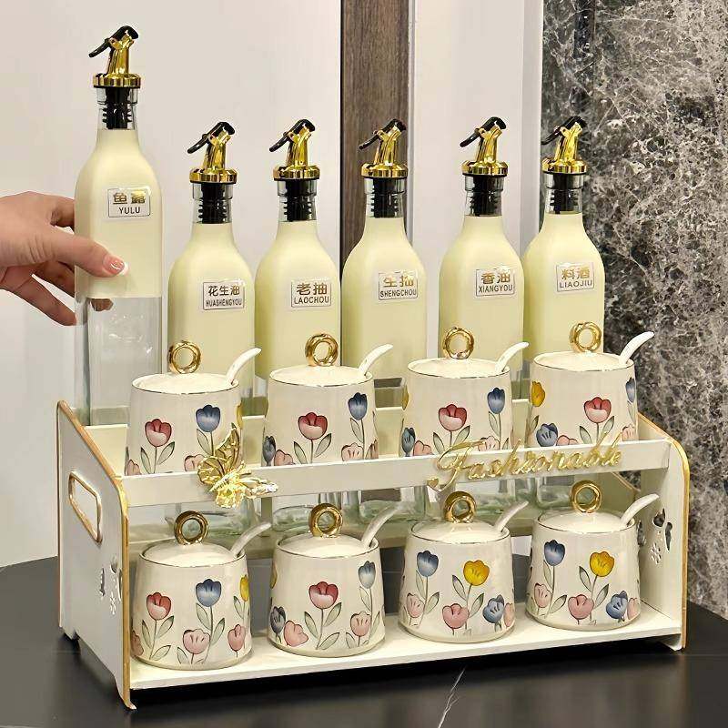 【折扣价】轻奢2025款调味罐轻奢家用厨房陶瓷调料品油盐酱醋瓶调,鲜花速递/花卉仿真/绿植园艺,其它园艺用品,淘宝优惠券,粉丝福利购,淘宝优惠卷