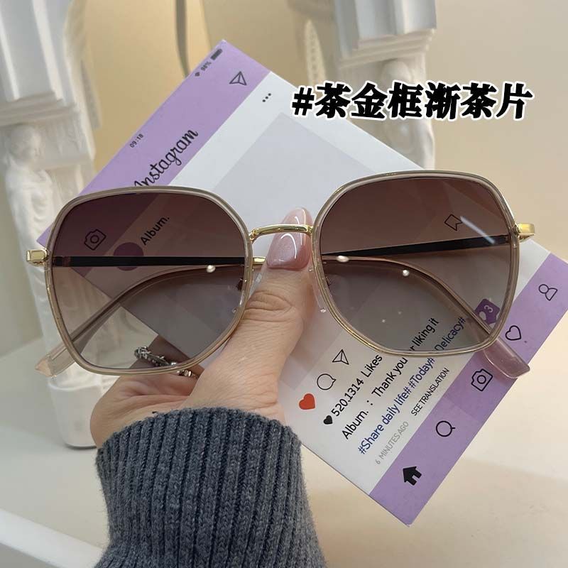 【渐变清nova】大框霸气墨镜女新款2025高清遮阳太阳镜防紫外线