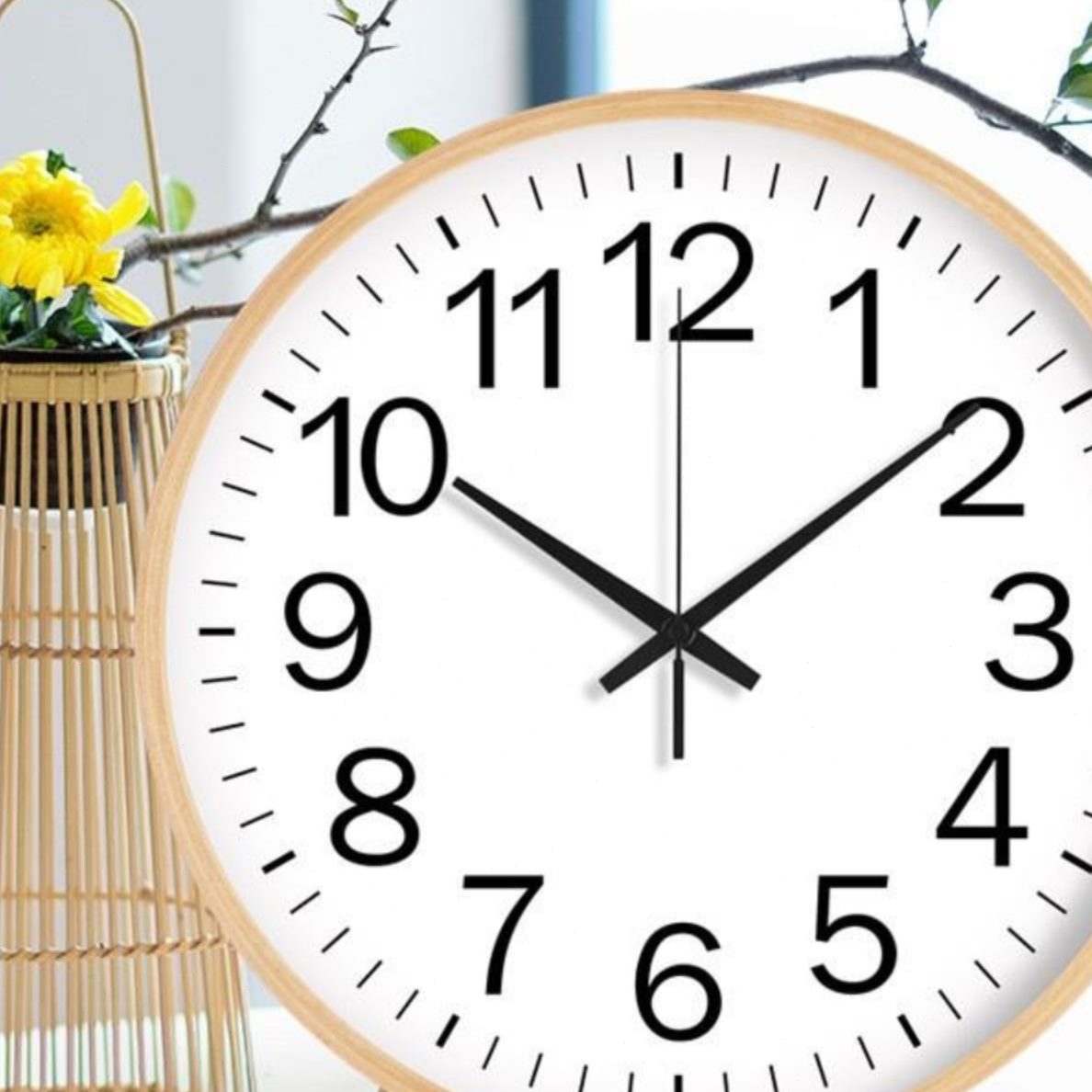 时钟创意钟式摆件北欧简约现代座钟表台钟面摆客厅摆台卧室桌家用