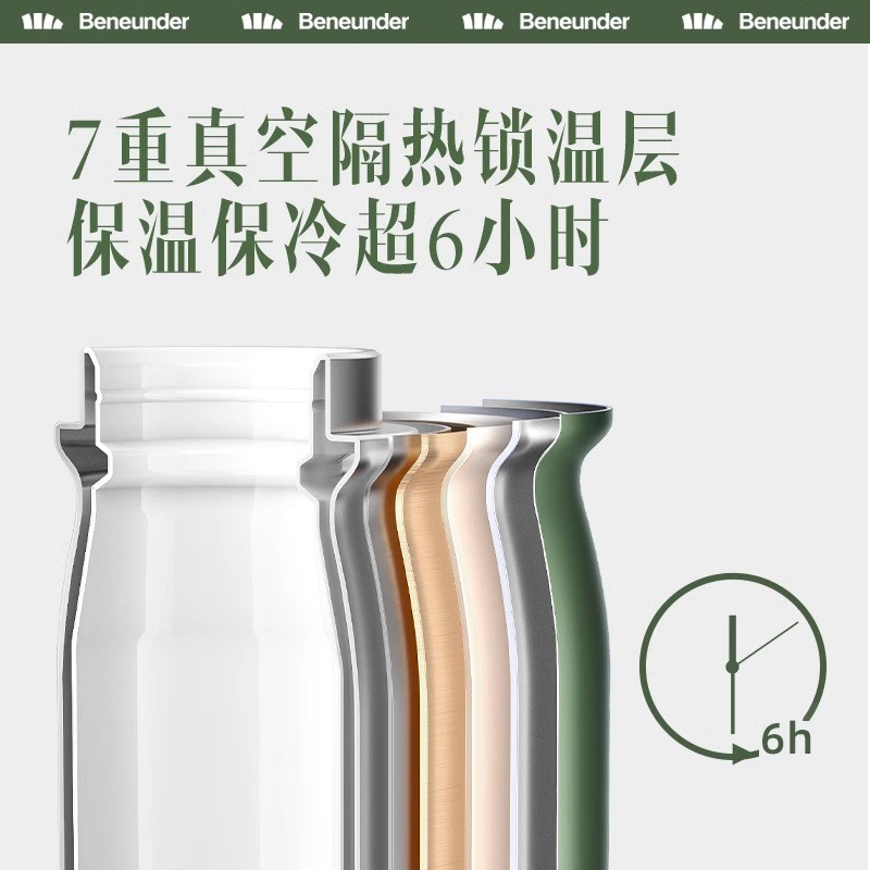 euner内胆户外杯轻巧保温保冷