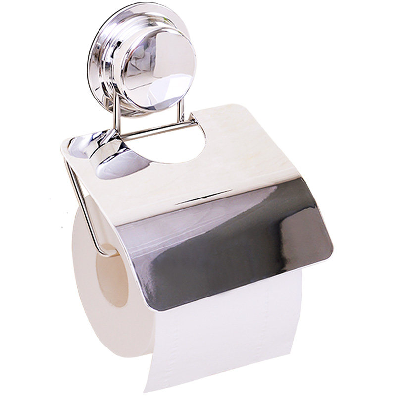 嘉宝吸盘纸巾架浴室卷纸架厨房创意厕所卫生间纸巾盒壁挂式