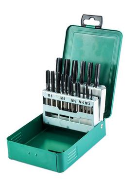 【折扣价】21件高速钢粗牙丝锥组套丝攻套装50453