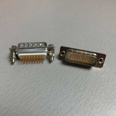 高密度车针HDP26公座连接器 带铆锁 镀金端子 HDP26PIN公头插座