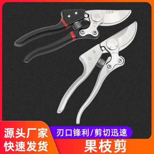 家用粗枝剪修枝剪刀V10果枝剪大口径强力剪刀树枝剪园林工具剪刀
