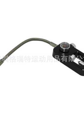 Scuba diving试气阀门CO2黑色方块带10寸高压管潜水水肺试气阀