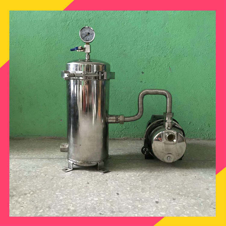 化妆品厂香水絮状物沉淀物过滤器 配上电机每小时处理量50L100L