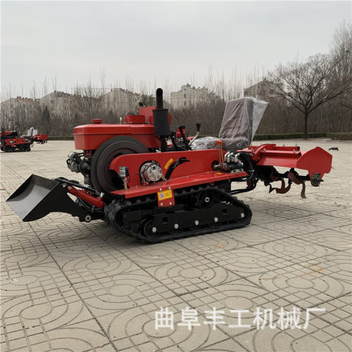 农用35马力小型履带旋耕机结实耐用小型微耕机大鹏果园履带耕地机
