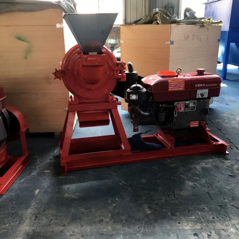 自吸式不锈钢齿盘粉碎机 五谷杂粮柴油款磨粉机 大米旋风除尘打粉