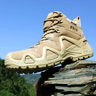 秱（服装鞋帽）户外防水靴作战靴战术靴高帮防滑徒步登山鞋女男鞋