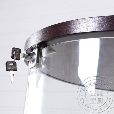 玻璃展示柜手办模型收纳柜产品样品陈列柜化妆品展架防尘玻璃酒柜