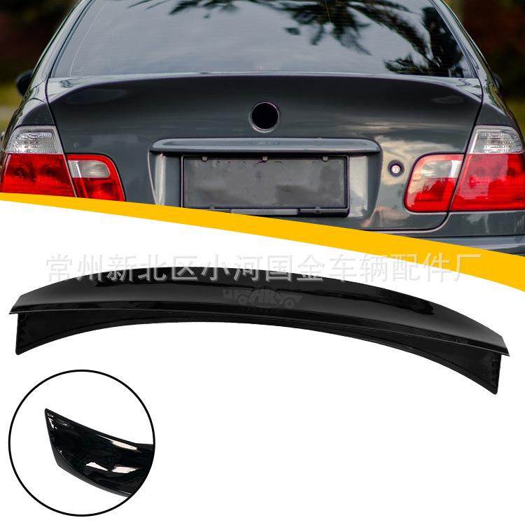 适用于1998-2006宝马3系E46CSL款注塑大尾翼外饰改装件直销