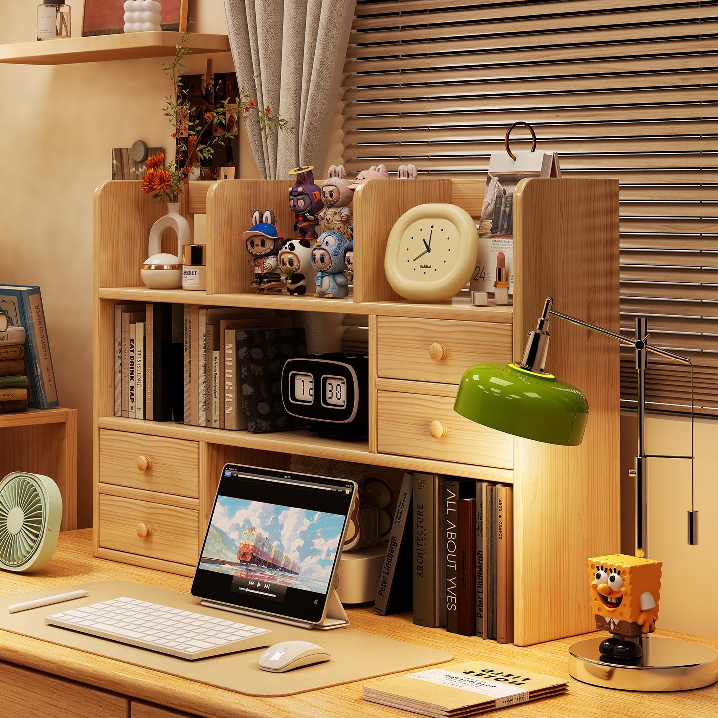 欧迪颂桌面置物架多层台面收纳架