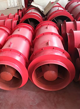 兆拓直供 FBCD-9.0#矿用防爆抽出式对旋轴流局部通风机 大风量