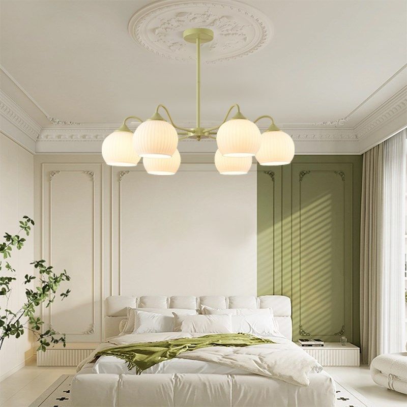 全光谱奶油风法式餐厅吊灯简约田园风客厅天花吊灯卧室装饰灯具,家装灯饰光源,护眼吊灯,淘宝优惠券,粉丝福利购,淘宝优惠卷