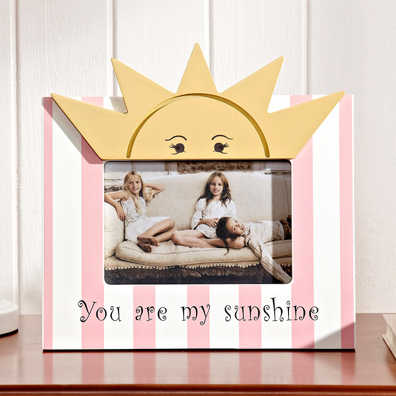 小相框摆台六寸创意相架像框架 女孩房照片像框摆放家居饰品