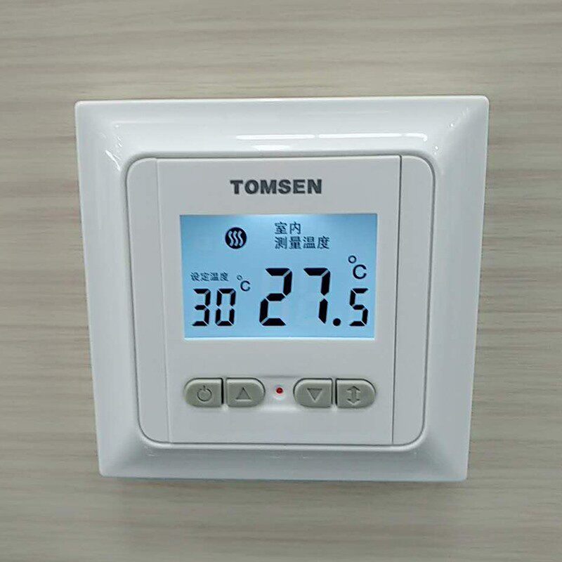 电地暖温控器液器热温度控制晶电屏膜电热炕室温地温切换过热保护