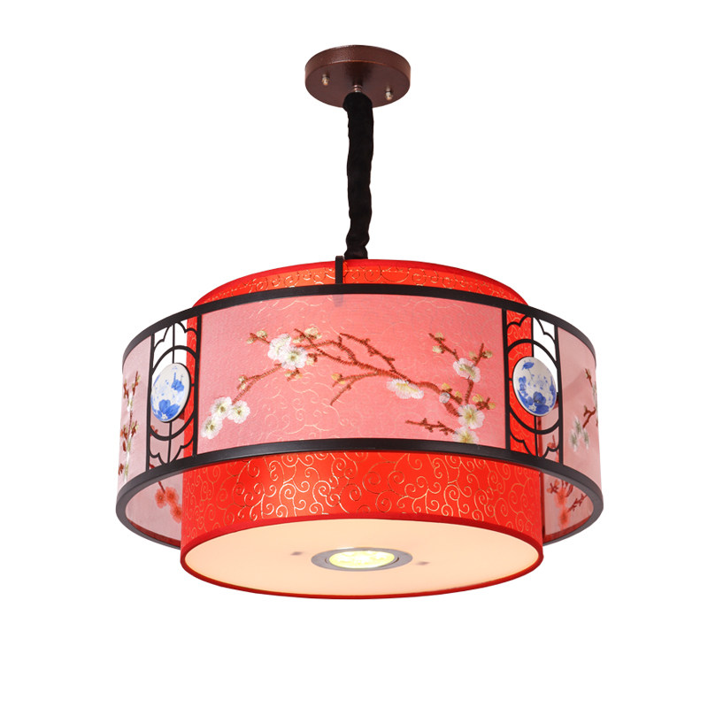 新中式餐厅吊灯饭店店厅卡座包楼酒店灯火锅茶厢走廊大铺商用灯笼