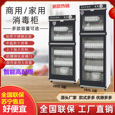 家用双门消毒柜大型台式不锈钢单门商用迷你桌面立式餐具消毒碗柜