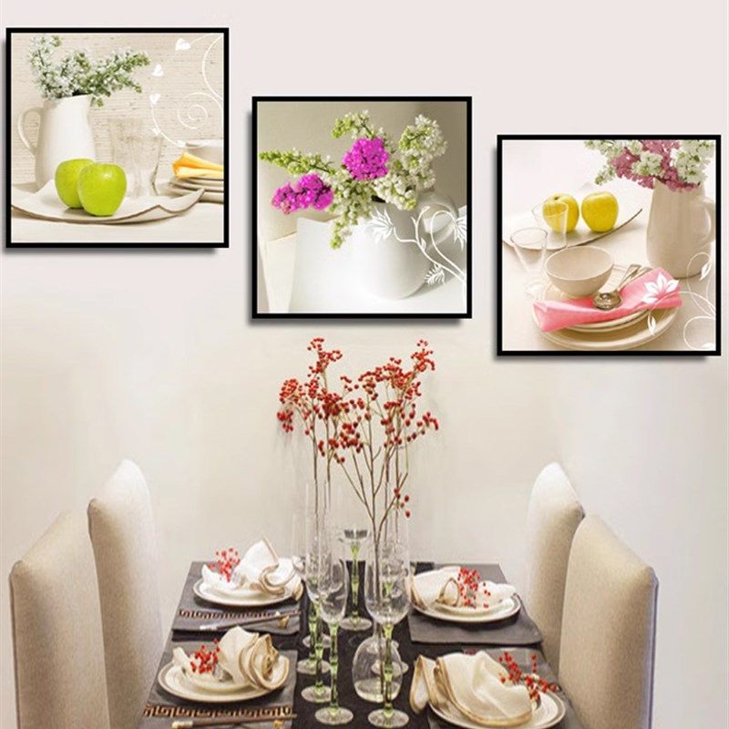 安装厨房餐厅水果装饰画现简约客厅挂画轻奢壁画创意饭厅墙画,家居饰品,现代装饰画,淘宝优惠券,粉丝福利购,淘宝优惠卷