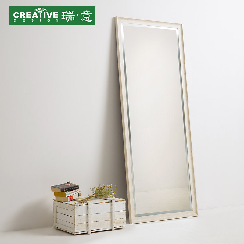 镜子全身镜落地镜家用网红穿衣镜店试衣镜立体支架壁挂镜