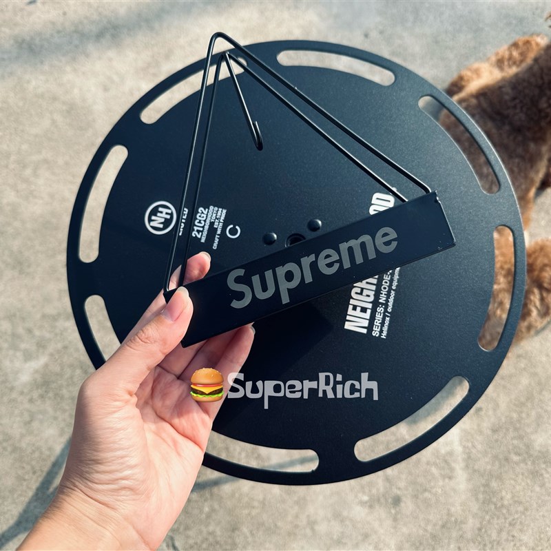 sup露营户外家用卧室架金属架托盘盘接灰盘檀香挂盘