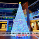 大型框架圣诞树6米户外室外灯光树商场酒店场景装 饰