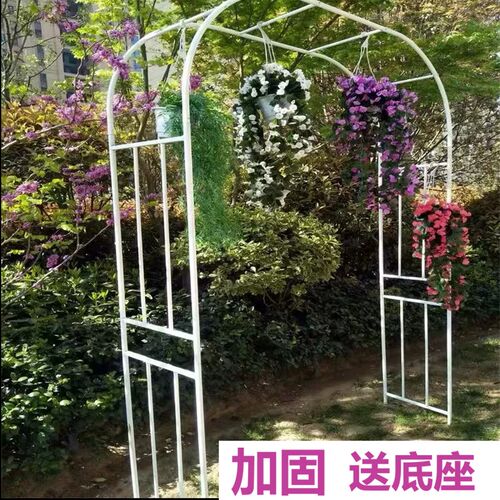 铁线莲爬藤架户外花园拱门花架装饰月季玫瑰花支架庭院阳台爬藤架