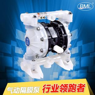 供应耐磨气动隔膜泵铝合金气动泵隔膜泵气动隔膜泵BML 15P