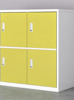 永信洛都学生书包柜家用格子柜幼儿学园柜子带锁彩色柜存包柜