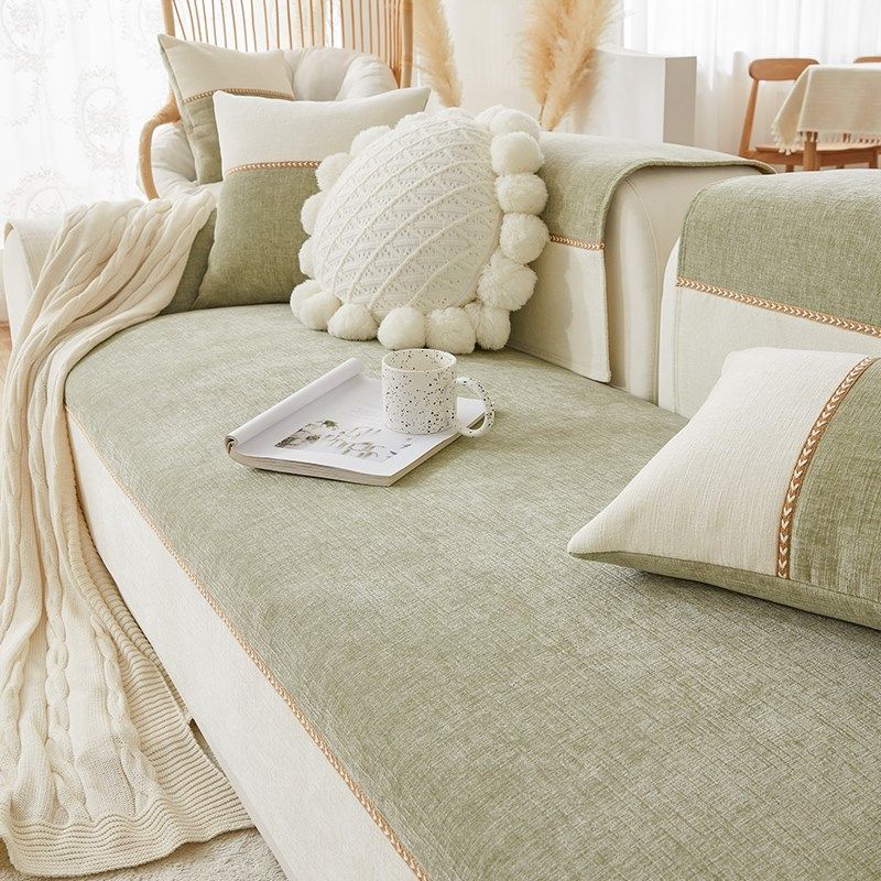 雪尼尔新款沙发垫四季通用防滑坐垫子简约沙发套罩盖布巾,居家布艺,沙发垫,淘宝优惠券,粉丝福利购,淘宝优惠卷
