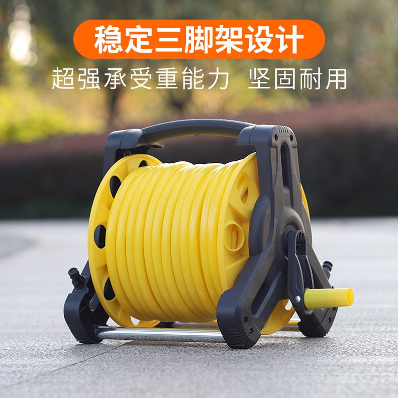 水管收纳架卷管器手摇绕管神器缠绕农用收管水车架子转盘水管车架