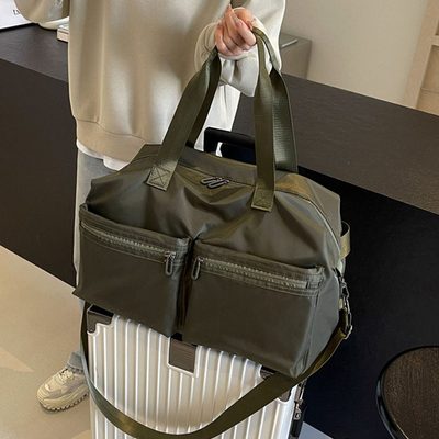 拉杆箱行李袋挂上套轻便可折叠手提大容量旅游的途收纳旅行包女短