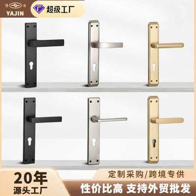 door lock中东爆款铝合金门锁源头木门把手