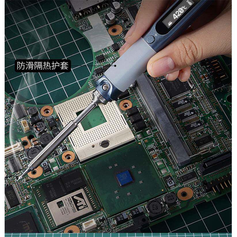 袖珍式数显电烙铁TS101智能便携式迷你PD焊台大功率迷你型焊锡机