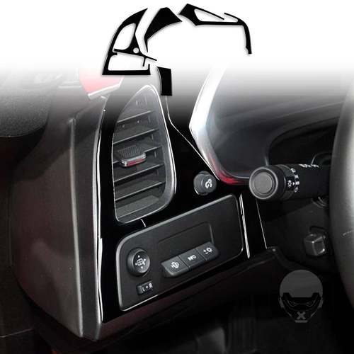 适用14-19雪佛兰科尔维特中间出风口装饰钢琴黑亮黑汽车内饰改装