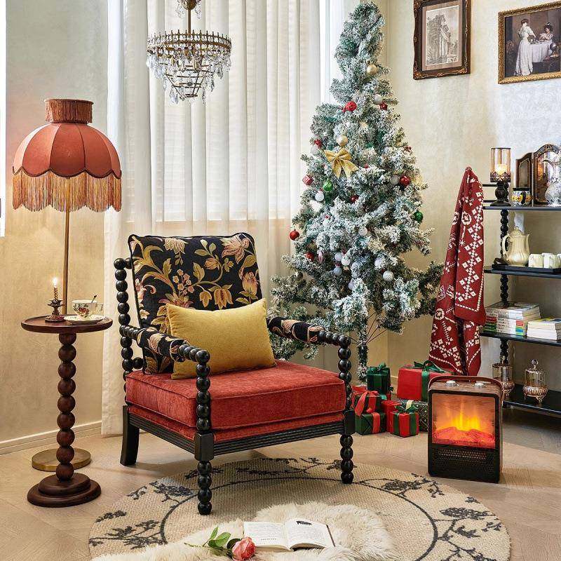 美式复古单人沙发椅法式轻奢家用休闲椅设计师款布艺实木懒人沙发,家装灯饰光源,其它灯具灯饰,淘宝优惠券,粉丝福利购,淘宝优惠卷