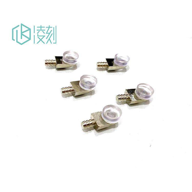 玻璃层板托橱柜锌合金隔板托不锈钢吸盘板托活动层板粒层板钉