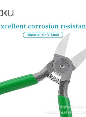 巴酷BA-625手动工具切割钳剪线钳Cr.V60C铬钒钢尖嘴扁嘴老虎钳6寸