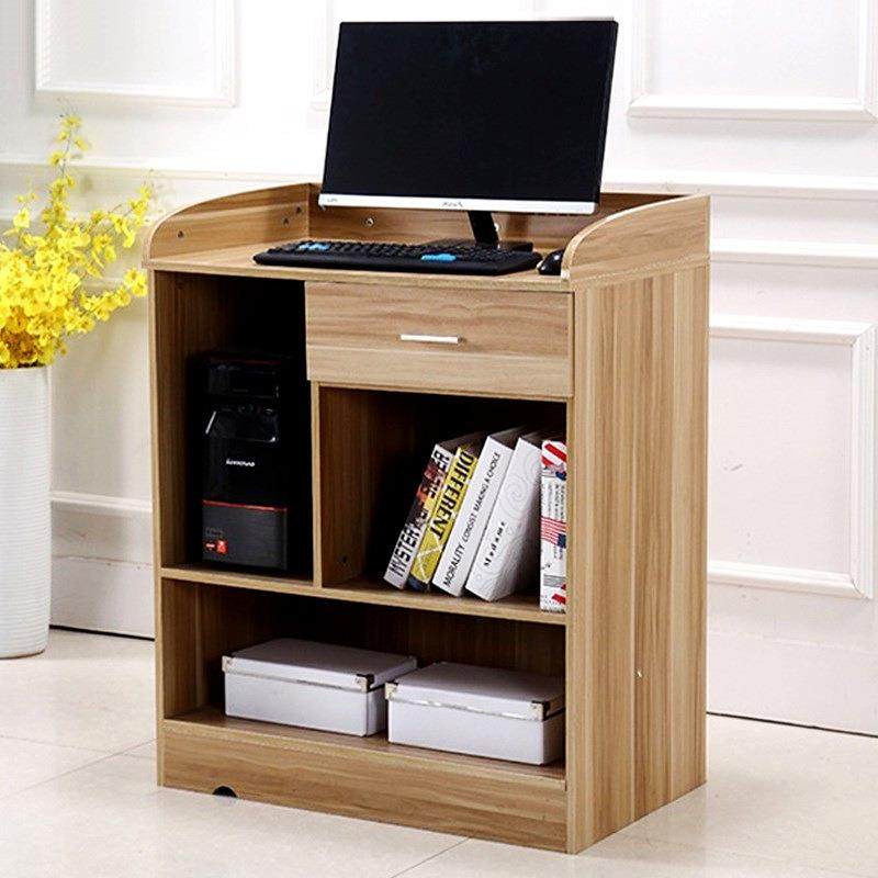 小型简易收银台餐饮店小吧台桌简约柜台服装店铺迎宾台前台接待台